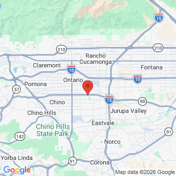 Map to Star-Bright Dental office in Ontario, CA