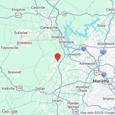 Map to  office in Acworth, GA