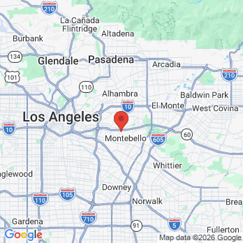 Map to Kuwaye Dental  office in Montebello, CA