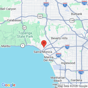 Map to SHARON BEN-ROOHI, DDS office in SANTA MONICA, CA
