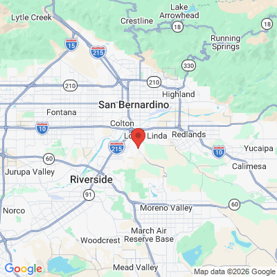 Map to  office in Colton, CA