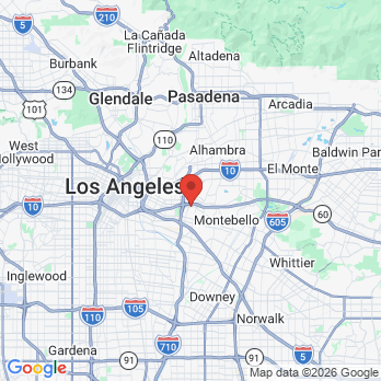 Map to QueensCare Health Centers - East 3rd Street office in Los Angeles, CA