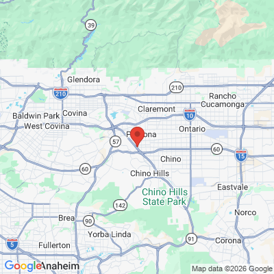 Map to  office in Pomona, CA