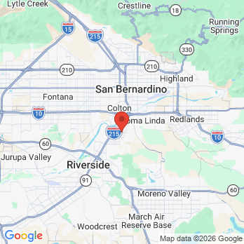 Map to Cho Richard S DDS office in Grand Terrace, CA