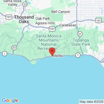 Map to Dr. Bob Perkins office in Malibu, CA