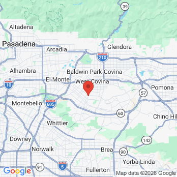 Map to La Puente Advanced Dentistry office in La Puente, CA