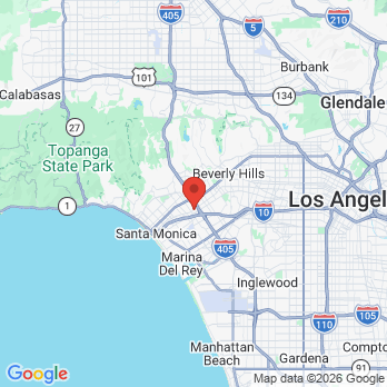 Map to Lisa Kederian and Associates office in Los Angeles, CA
