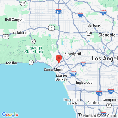 Map to Sanaz Khoubnazar DMD Inc office in Santa Monica, CA