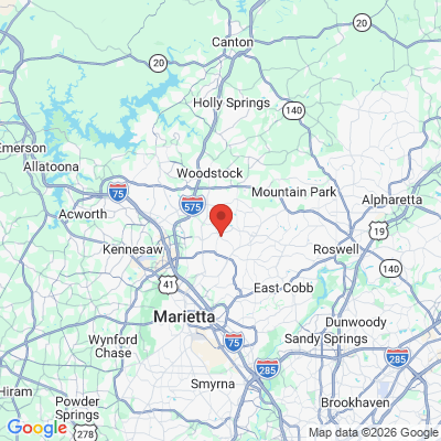 Map to  office in Marietta, GA