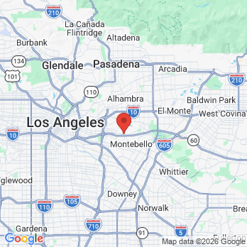 Map to Clear Comfort Dental office in Monterey Park, CA