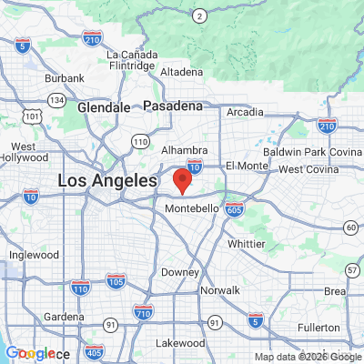 Map to Clear Comfort Dental office in Monterey Park, CA