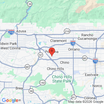Map to CNC Dental Office office in Pomona, CA