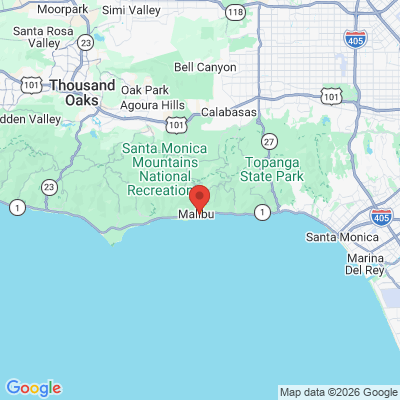 Map to Dr. Thomas Hirsch DDS office in Malibu, CA
