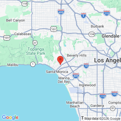 Map to Julian W. Chen, DDS, Inc. office in Santa Monica, CA