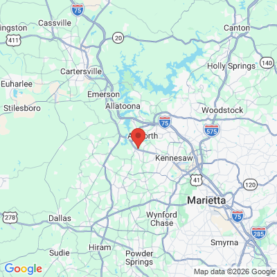 Map to  office in Acworth, GA