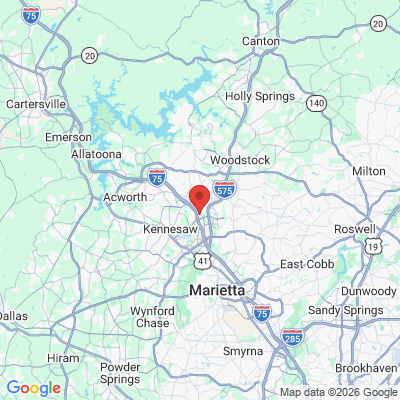 Map to  office in Kennesaw, GA
