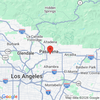 Map to South Lake Denatl office in Pasadena, CA