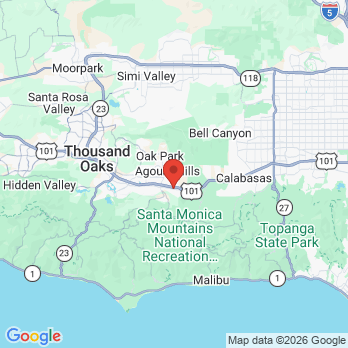 Map to Happy Kids Dental Planet office in Agoura Hills, CA