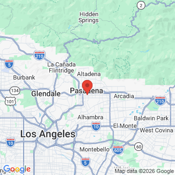 Map to Leslie M. Carpenter, DDS office in Pasadena, CA