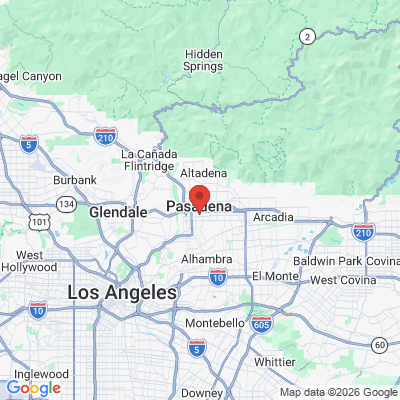 Map to Sean T. Ky, DDS office in Pasadena, CA