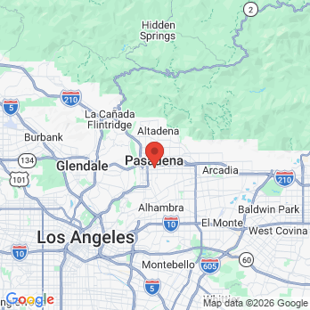 Map to Sean T. Ky, DDS office in Pasadena, CA