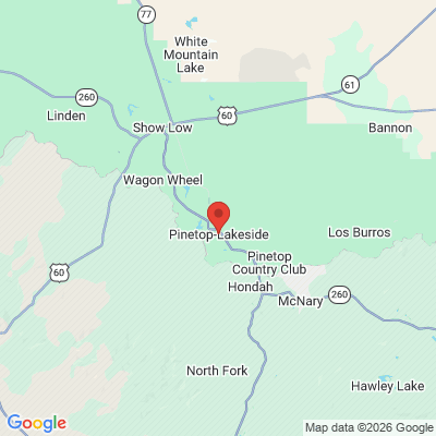 Map to  office in Lakeside, AZ