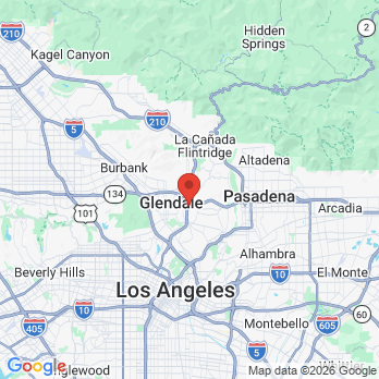 Map to Perfectly Bright Smiles Dental office in Los Angeles, CA