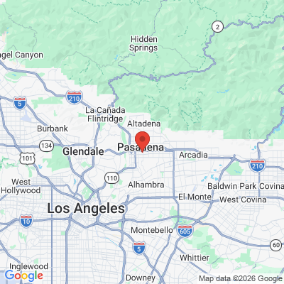Map to Leslie Carpenter DDS - Family Dentist Pasadena office in Pasadena, CA