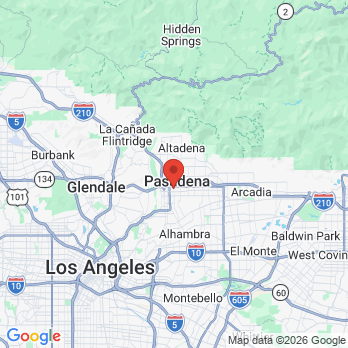 Map to Art Of Smiles office in Pasadena, CA