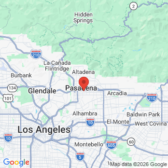 Map to Pasadena Endodontix office in Pasadena, CA