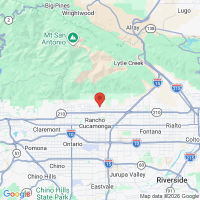Map to  office in Rancho Cucamonga, CA
