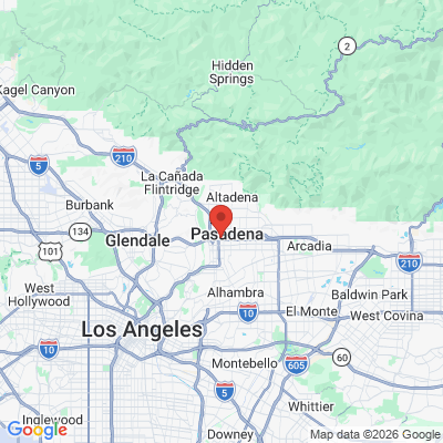 Map to  office in Pasadena, CA