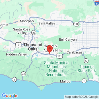 Map to Ali Fadel Mahdy DDS, INC office in Agoura Hills, CA