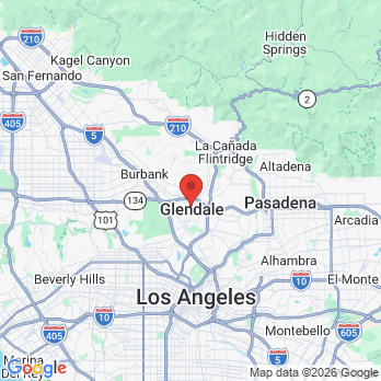 Map to Primary Office office in Glendale, CA