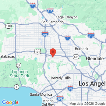 Map to Implants 4 Life office in Sherman Oaks, CA