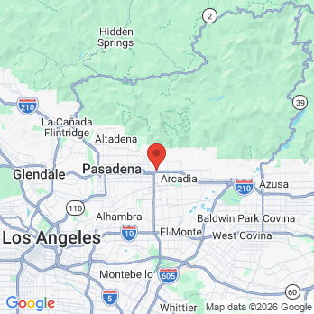 Map to Primary OffiDr Lenas Family Dentistry ce office in Pasadena, CA