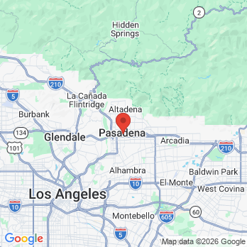 Map to Foundation Dental Specialists office in Pasadena, CA