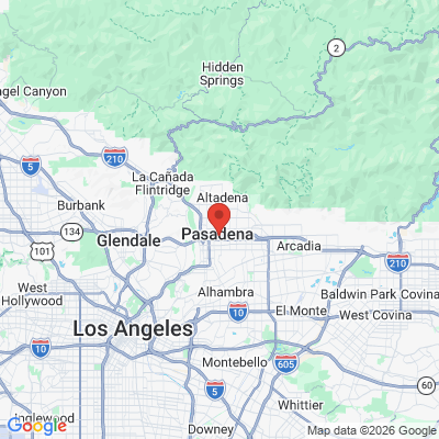 Map to  office in Pasadena, CA