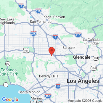 Map to Primary Office office in Studio City, CA