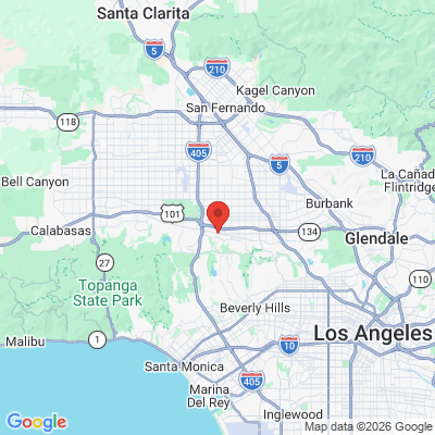 Map to  office in Sherman Oaks, CA