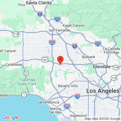 Map to  office in Sherman Oaks, CA
