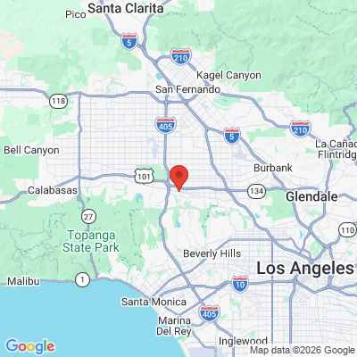 Map to Clove Dental Sherman Oaks office in Los Angeles, CA