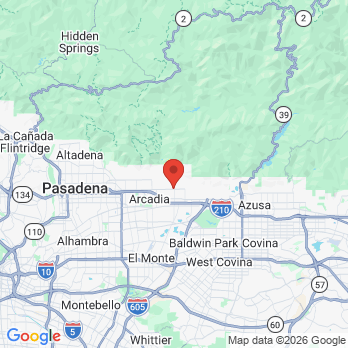 Map to Dental Care 2000 Plus office in Monrovia, CA