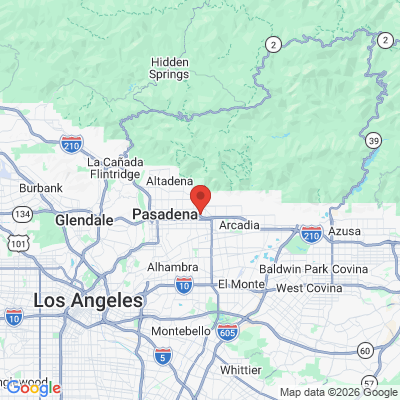 Map to  office in Pasadena, CA