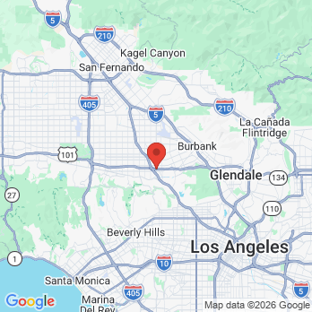 Map to Dr.Jordan and Dr.Minas Dental Office office in North Hollywood, CA
