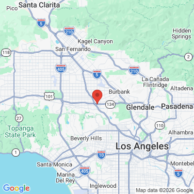 Map to Dr.Jordan and Dr.Minas Dental Office office in North Hollywood, CA
