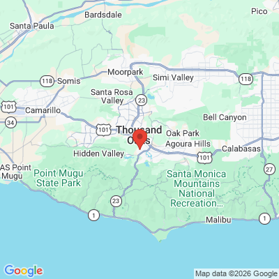 Map to  office in Thousand Oaks, CA