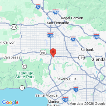 Map to Primary Office office in Sherman Oaks, CA