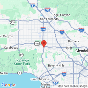 Map to Sherman Oaks Dental Aesthetics office in Sherman Oaks, CA