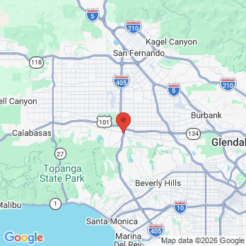 Map to Dan Rosen DDS A PC office in Sherman Oaks, CA